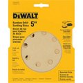 Dewalt Dewalt Accessories DW4307 5 Pack Assorted Grit Sandpaper - 5 in. 811064